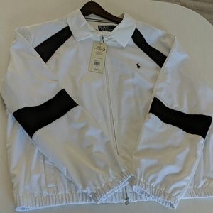 Zip up polo sports jacket